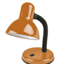 TLI-225 ORANGE E27 Светильник настольный, Цоколь Е27, Механический выключатель, Оранжевый.