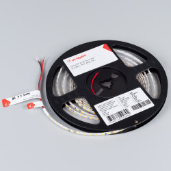 Светодиодная лента RT-А120-5mm 24V Cool 8К (9.6 W/m, IP20, 2835, 5m) (Arlight, 9.6 Вт/м, IP20) 015650(2)