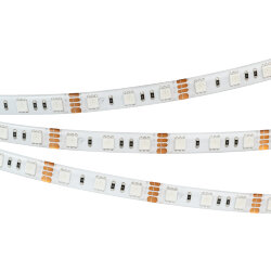 Светодиодная лента герметичная RTW-SE-В60-10mm 12V RGB (14.4 W/m, IP65, 5060, 5m) (Arlight) 014618(2)