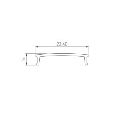 Экран COMFORT21-V-FANTOM-2000 OPAL (Arlight, Пластик)