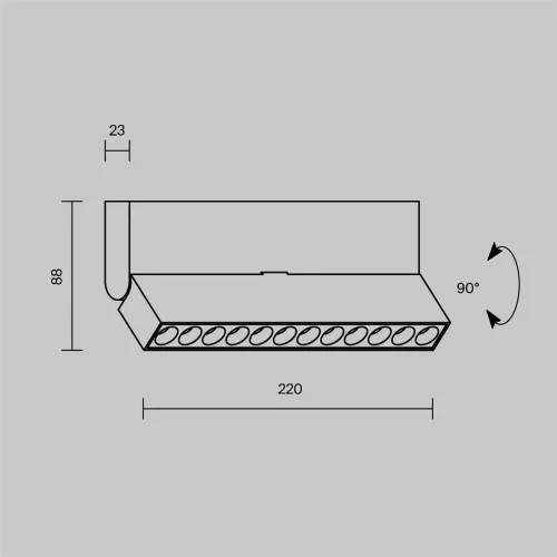 Потолочный светильник Points rot 3000K 12Вт 36° (Белый) - фото 8