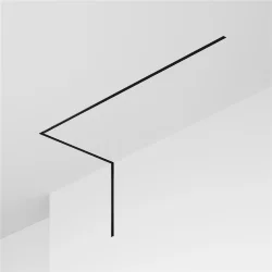 Профиль 2м Exility IP встраиваемый черный (Черный)