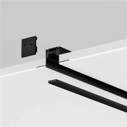 Профиль 2м Exility IP встраиваемый черный (Черный)