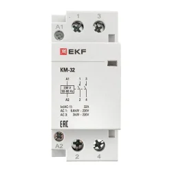 Контактор модульный КМ 32А 2NО (2 мод.) EKF km-2-32-20