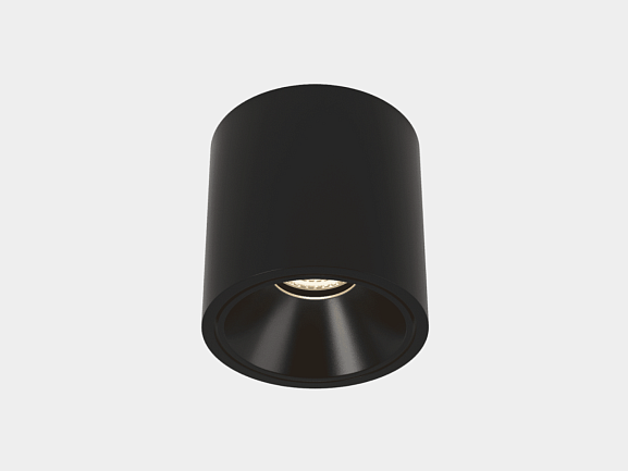 'Светильник светодиодный потолочный накладной , серия GW, Черный, 20Вт, IP20, Теплый белый (3000К), GW-8701-20-BL-WW - фото