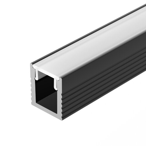 Профиль SL-MINI-8-2000 ANOD BLACK (Arlight, Алюминий) 030514 - фото