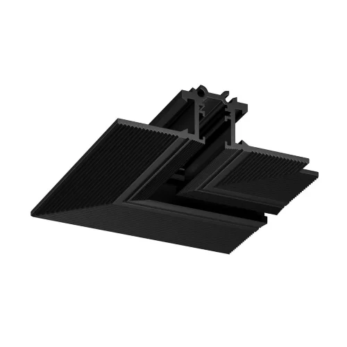 Коннектор угловой встраиваемый под шпаклевку, Levity (Черный) - фото