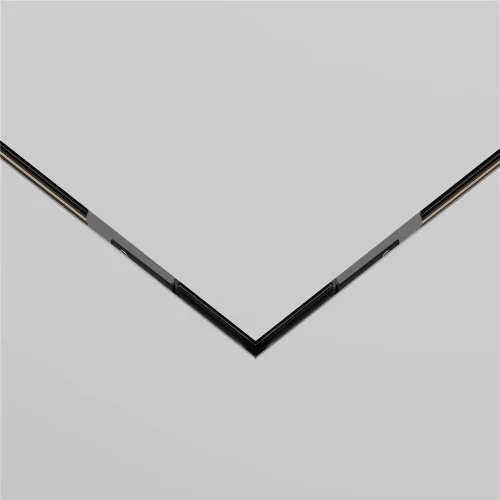 Коннектор угловой встраиваемый под шпаклевку, Levity (Черный) - фото 4