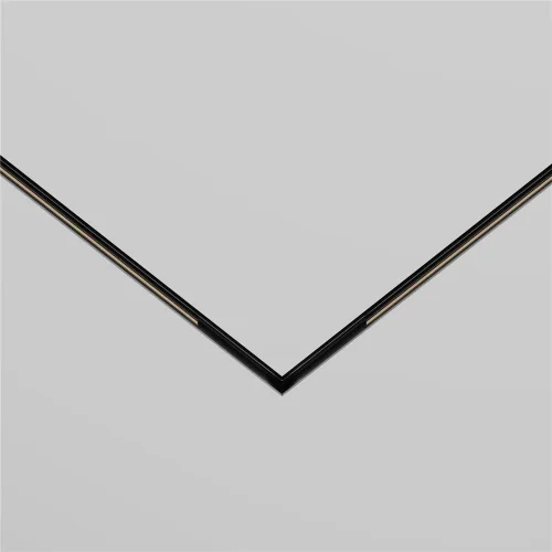 Коннектор угловой встраиваемый под шпаклевку, Levity (Черный) TRA187CL-13B - фото 3