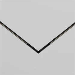 Коннектор угловой встраиваемый под шпаклевку, Levity (Черный) TRA187CL-13B