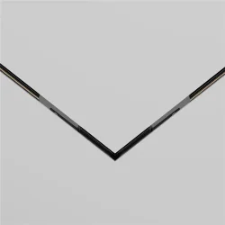 Коннектор угловой встраиваемый под шпаклевку, Levity (Черный) TRA187CL-13B