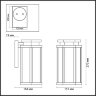 Уличный настенный светильник «ODEON LIGHT» 4048/1W, серия: GINO (крепление на планке). Фото 2.