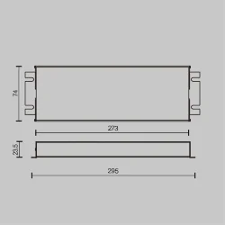 Источник напряжения Triac 24В 300Вт IP 67 (Серебро)