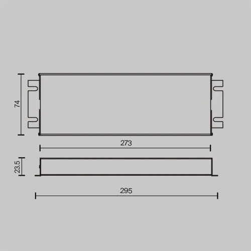 Источник напряжения Triac 24В 300Вт IP 67 (Серебро) - фото 3