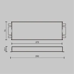 Источник напряжения TRIAC 24В 300Вт IP 67 (Серебро) 734005