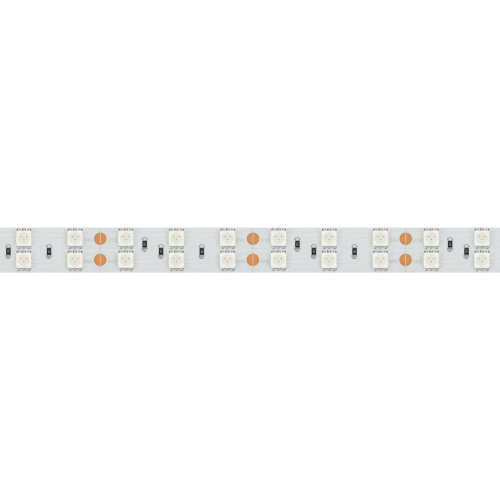 Светодиодная лента RT 2-5000 24V Yellow 2х2 (5060, 600 LED, LUX) (Arlight, 28.8 Вт/м, IP20) 011263 - фото 3