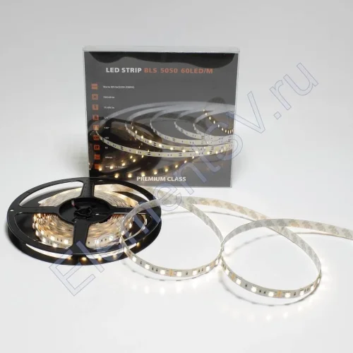 Светодиодная лента Class Premium, 5050, 60 led/m, Warm White, 12V, IP33, A23 - фото.