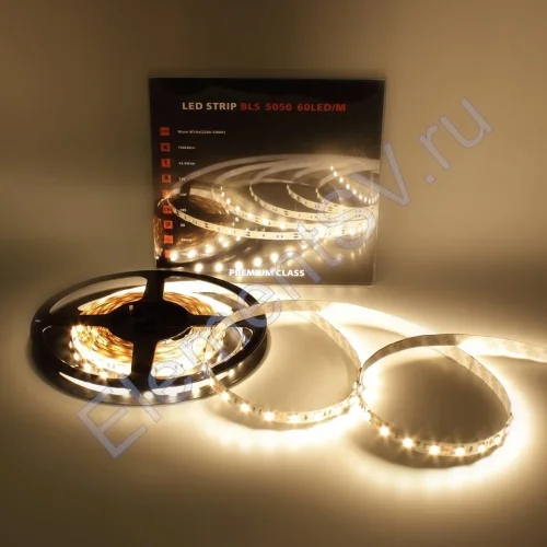 Светодиодная лента Class Premium, 5050, 60 led/m, Warm White, 12V, IP33, A23 - фото 2.