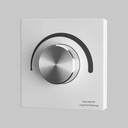 Роторная панель управления RF трехканальное 12-48VDC DIM (Белый) - фото 3