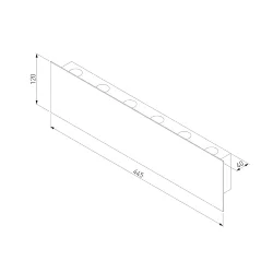 Настенный светодиодный светильник Angle LED 40139/1 LED (055777)