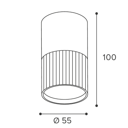 Светильник WOLTA WSL-GU10/18WG-1 под лампу GU10 Белый / золотой DUO - фото 2.