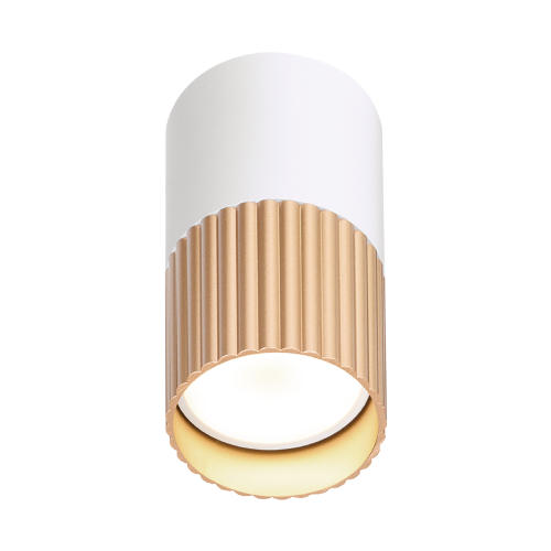 Светильник WOLTA WSL-GU10/18WG-1 под лампу GU10 Белый / золотой DUO - фото 3.