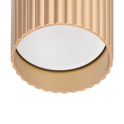 Светильник WOLTA WSL-GU10/18WG-1 под лампу GU10 Белый / золотой DUO - фото 4.