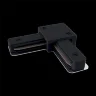 Коннектор L-образный Unity черный (Черный) - фото 6