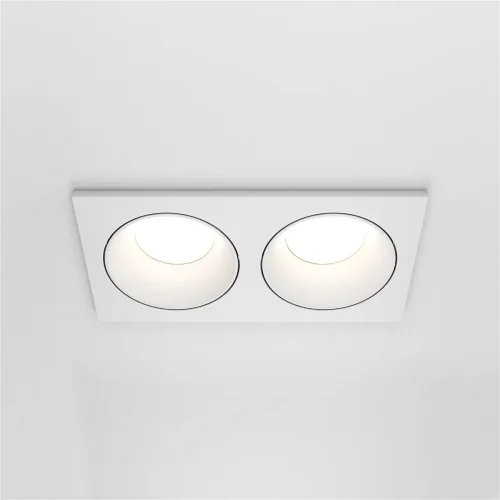 Встраиваемый светильник Зум / Zoom 2*GU10 10 Вт IP 65 (Белый) DL033-2-02W - фото 13