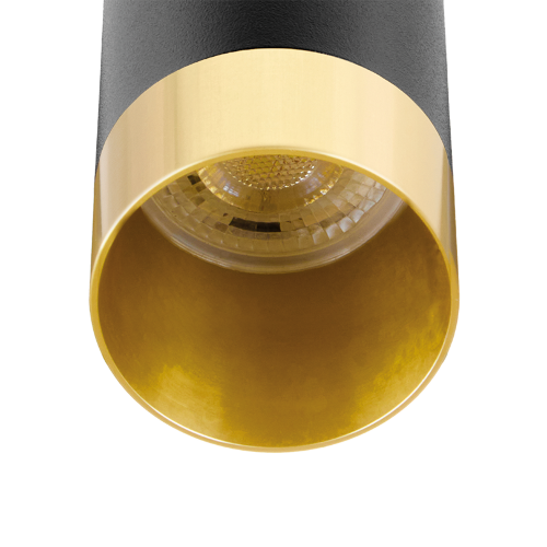 Светильник WOLTA WSL-MR11/P15BG под лампу MR11 с цоколем GU10 Черный / золотой PETITE - фото 5.