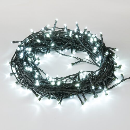 ULD-S2000-200-DGA WHITE IP20 Гирлянда светодиодная, 20м, 200 светодиодов, Белый свет, Провод зеленый - фото 2