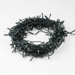 ULD-S2000-200-DGA WHITE IP20 Гирлянда светодиодная, 20м, 200 светодиодов, Белый свет, Провод зеленый