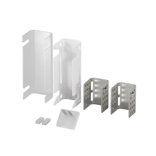 Двусторонний коннектор питания для гибкого неона 17x12 мм (Белый) - фото