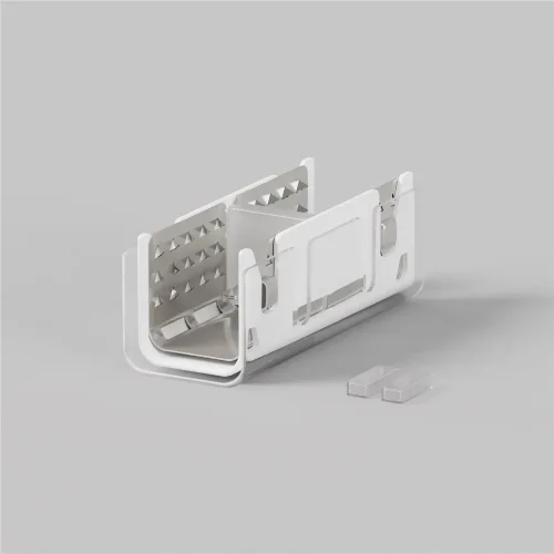 Двусторонний коннектор питания для гибкого неона 17x12 мм (Белый) - фото 2