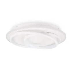 Потолочный светильник FR6089CL-L120W Спираль / Spiral 85 Вт LED с пультом ДУ (Белый) FR6089CL-L120W