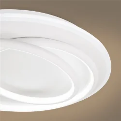 Потолочный светильник FR6089CL-L120W Спираль / Spiral 85 Вт LED с пультом ДУ (Белый) FR6089CL-L120W