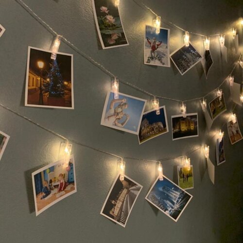 ULD-S0200-010-STB-2AA WARM WHITE IP20 CLIPS Гирлянда светодиодная на батарейках 2AA не в-к, Прищепки, 2м, 10 светодиодов, Теплый белый свет, Провод прозрачный. - фото 7