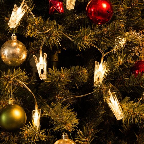 ULD-S0200-010-STB-2AA WARM WHITE IP20 CLIPS Гирлянда светодиодная на батарейках 2AA не в-к, Прищепки, 2м, 10 светодиодов, Теплый белый свет, Провод прозрачный. - фото 6