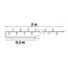 ULD-S0200-010-STB-2AA WARM WHITE IP20 CLIPS Гирлянда светодиодная на батарейках 2AA не в-к, Прищепки, 2м, 10 светодиодов, Теплый белый свет, Провод прозрачный. - фото 9