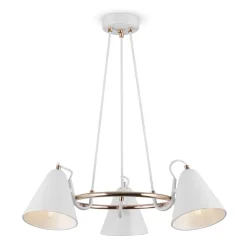 Подвесной светильник Freya FR8001PL-03WG (Белый с Золотом)