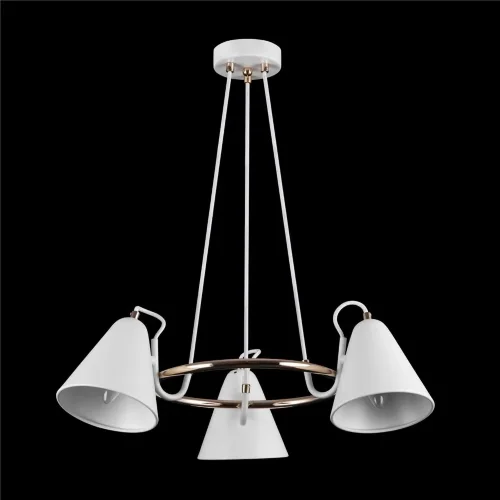 Подвесной светильник Freya FR8001PL-03WG (Белый с Золотом) - фото 11