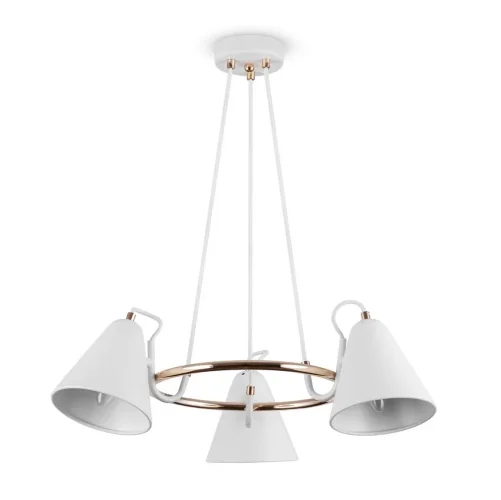 Подвесной светильник Freya FR8001PL-03WG (Белый с Золотом) - фото 12