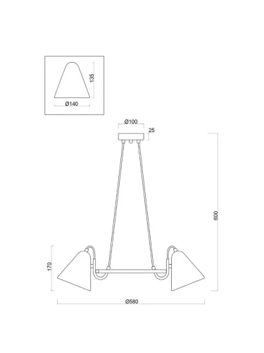 Подвесной светильник Freya FR8001PL-03WG (Белый с Золотом) - фото 14