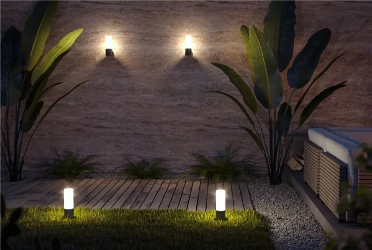 Настенный светильник (бра) Willis E27х1 60Вт IP 54 (Серый) - фото 3