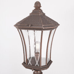 Уличный светильник на столбе Virgo F капучино IP44 GLXT-1450F капучино (031924)