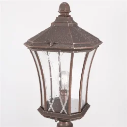 Уличный светильник на столбе Virgo F капучино IP44 GLXT-1450F капучино (031924)