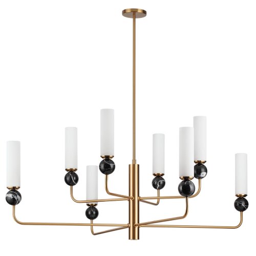 Люстра на штанге «ODEON LIGHT» 4361/8, серия: LOLLA (крепление на планке). Фото 1.