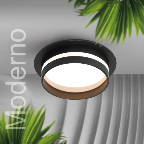 Светильник WOLTA WDL-GX53/01BL под лампу GX53 Черный MODERNO - фото 1.