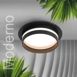 Светильник WOLTA WDL-GX53/01BL под лампу GX53 Черный MODERNO