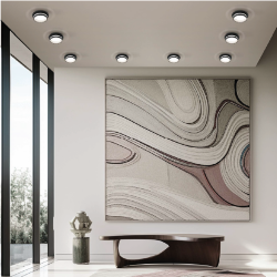 Светильник WOLTA WDL-GX53/01BL под лампу GX53 Черный MODERNO